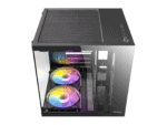 antec vcx10m argb micro atx itx mini tower gaming chassis – black