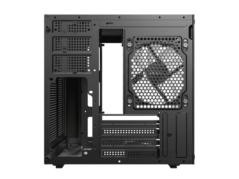 antec vcx10m argb micro atx itx mini tower gaming chassis – black