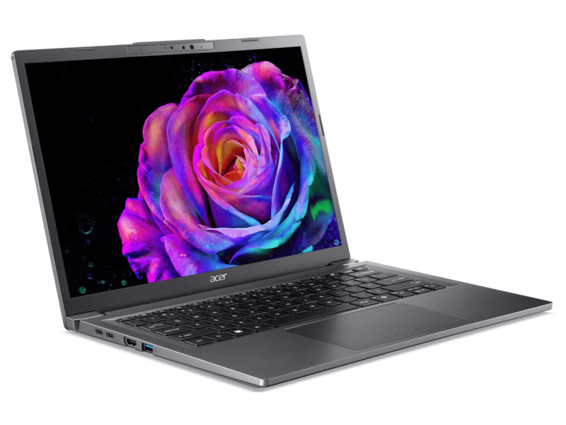 acer aspire ai 14 ultra 7 258v 14" wuxga oled 32gb lpddr5x memory 1024gb pcie nvme ssd wi fi6 + bt fhd ir camera 65wh li ion battery back light keyboard windows 11 home 64bit single language
