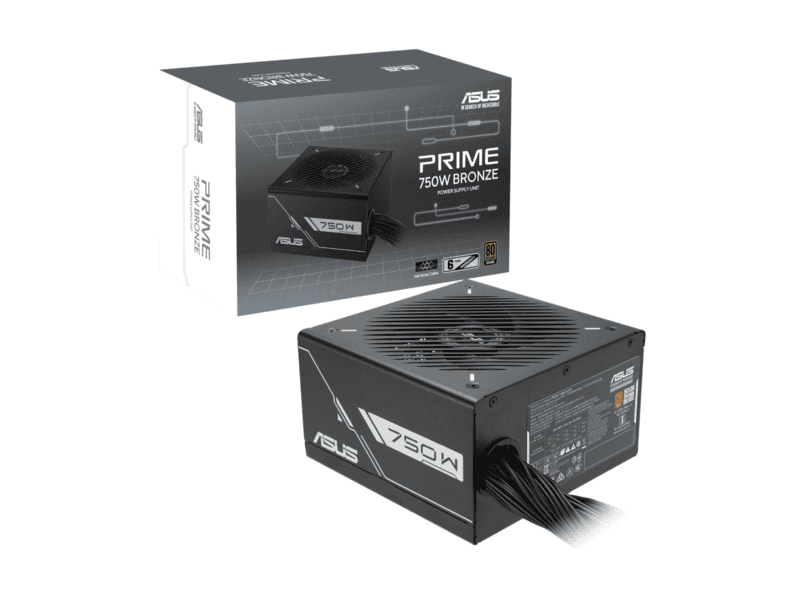 asus uwm 2 gaming chassis/graphics card/power supply combo (a31 plus | rx 7600 | prime 750w)