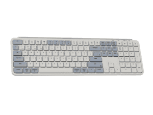 keychron b6 pro ultra slim 100% wireless keyboard retro blue