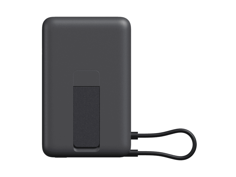 xiaomi magnetic power bank 10000mah with built in stand dark grey