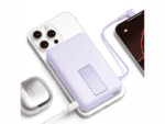 xiaomi magnetic power bank 10000 with built in stand purple
