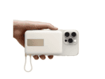 xiaomi magnetic power bank 10000mah with built in stand beige