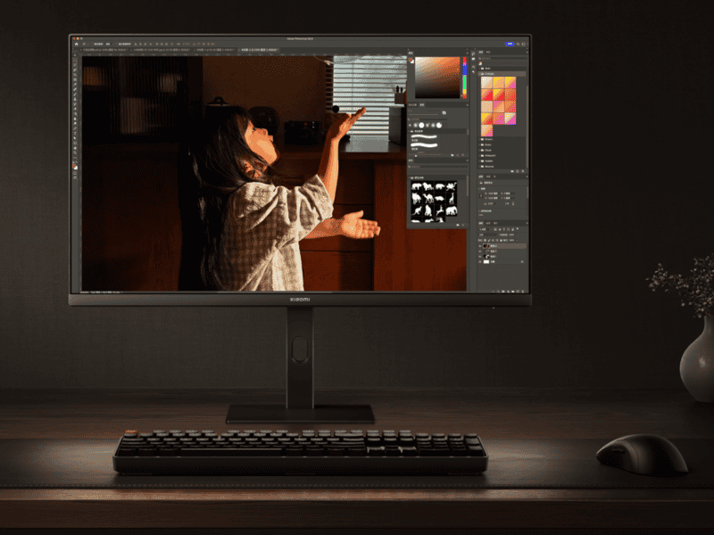 xiaomi a27ui usb c monitor 27", 3840 x 2160, 60hz, 6ms