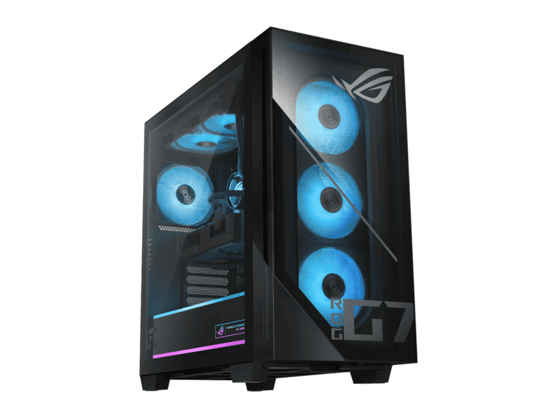 asus rog gm700 amd ryzen 7 9800x3d gaming pc | rx 9060 xt | 16gb ddr5 | 2tb ssd | win 11 home