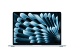 apple 13" macbook air m5, 24gb ram, 1tb ssd, mac os, sky blue