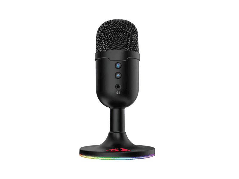 redragon gm303 pulsar gaming stream microphone black