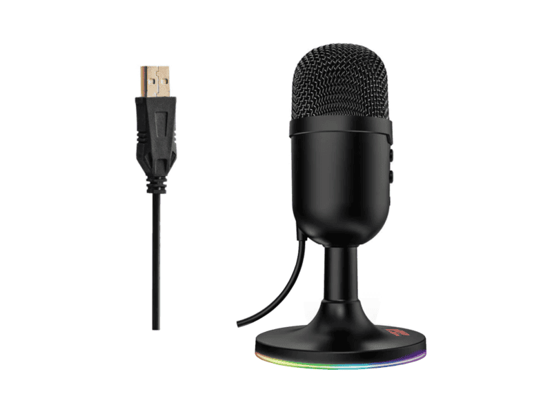 redragon gm303 pulsar gaming stream microphone black