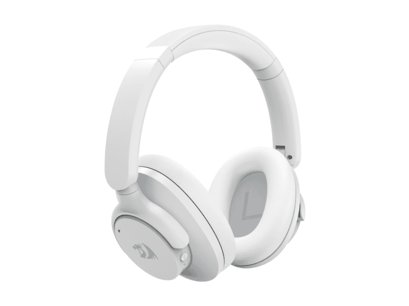 redragon h610 vibecore anc bluetooth wireless over ear headphones – white