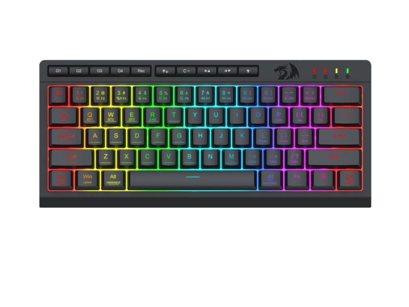 redragon shiva k522 pro rgb wireless gaming keyboard black