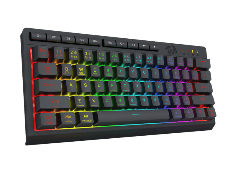redragon shiva k522 pro rgb wireless gaming keyboard black