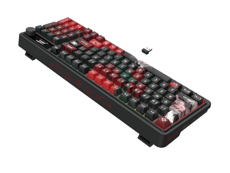 redragon k719ak artemis pro rgb wireless lcd mechanical gaming keyboard