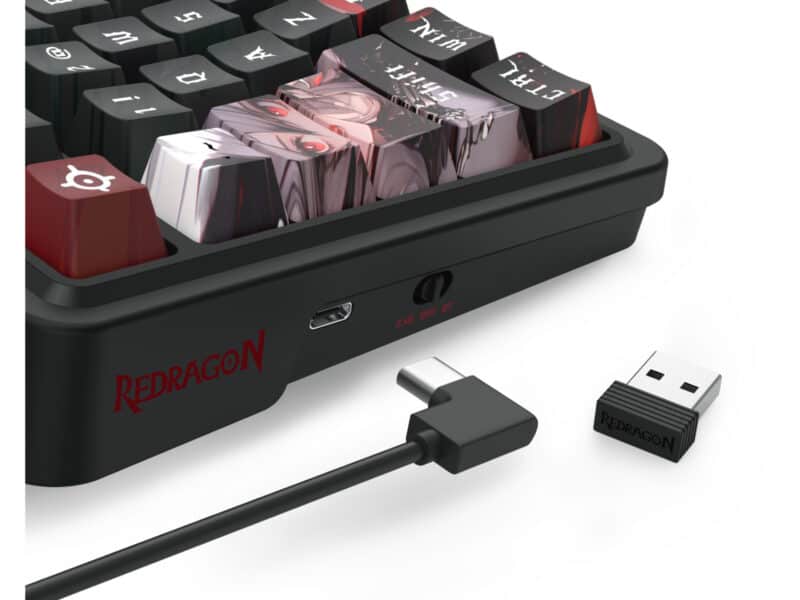 redragon k719ak artemis pro rgb wireless lcd mechanical gaming keyboard