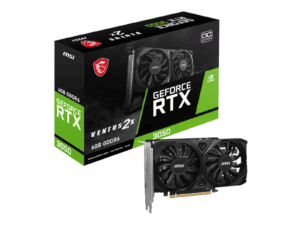 msi geforce rtx 3050 ventus 2x e 6gb oc graphics card
