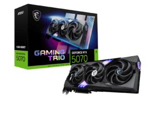 msi geforce rtx 5070 gaming trio oc 12gb graphics card – black