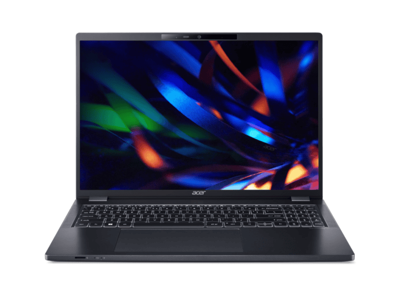 acer tmp416 54 tco 72xb intel core ultra 7 processor 255u 16" wuxga ips uma no external video memory 16gb ddr5 memory 512gb pcie nvme ssd micro sd card reader wifi7+bt 2x2 be+bt 7 fp moc power b 1 n 53wh li ion battery 100w typec adapter (pcr50% tco10 logo) n n n 3 years on site windows 11 pro 4711474957559