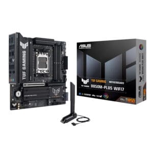 tufgamingb850mpluswifi7 asus tuf gaming b850m plus wifi amd am5 m atx gaming motherboard wr 01a.jpg