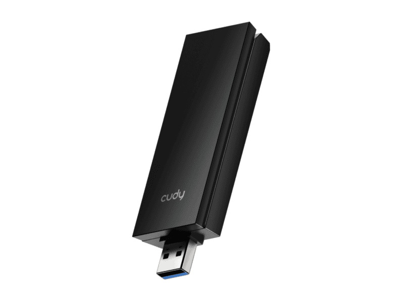 cudy ax5400 wi fi 6e usb 3.0 tri band high gain adapter black