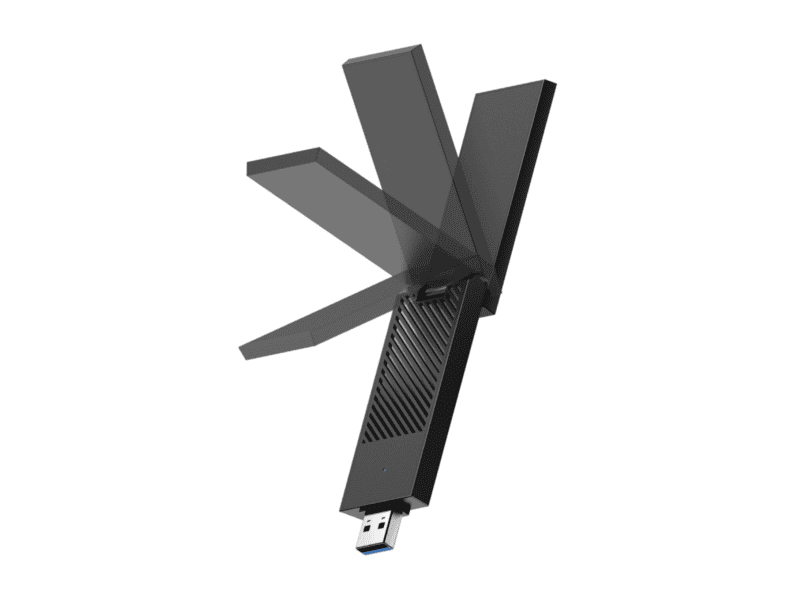 cudy ax5400 wi fi 6e usb 3.0 tri band high gain adapter black
