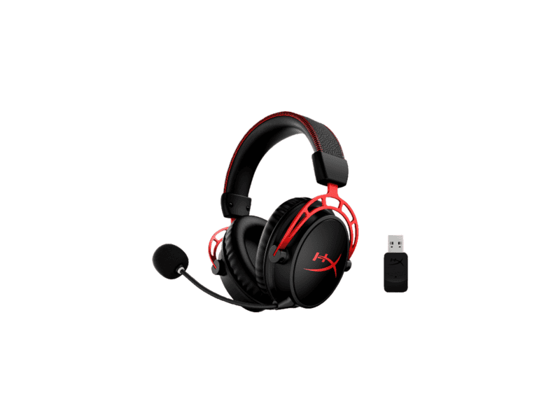 hyperx cloud alpha wireless red gaming headset