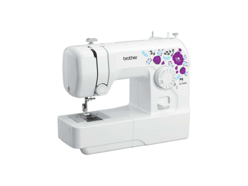 brother ja1400 basic multi purpose sewing machine (purple)
