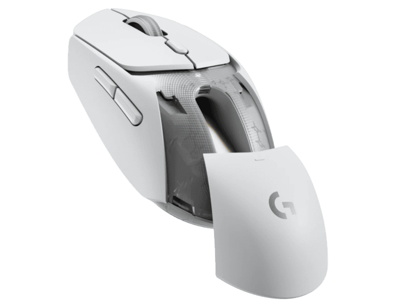 logitech(r) g309 lightspeed wireless mouse white