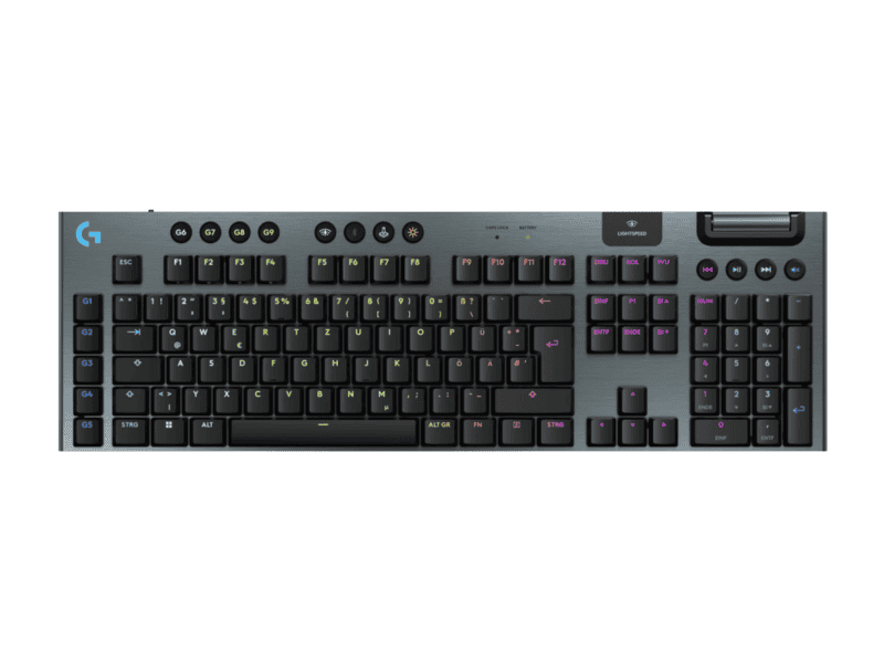 logitech g915 x lightspeed low profile wireless gaming keyboard