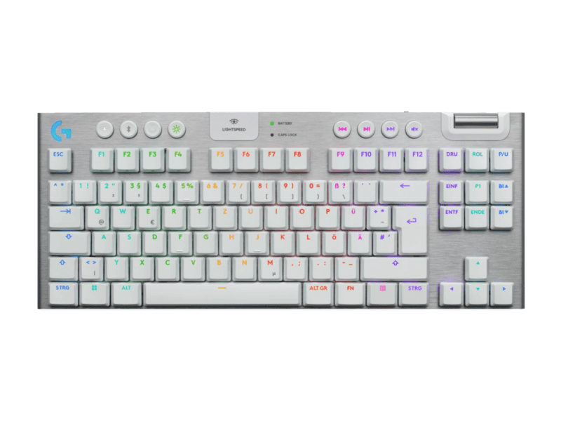 logitech(r) g915 x lightspeed tkl low profile wireless gaming keyboard white logitech(r) g915 x lightspeed tkl low profile wireless gaming keyboard white