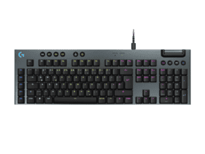 logitech g915 x low profile tactile switch wired gaming keyboard black