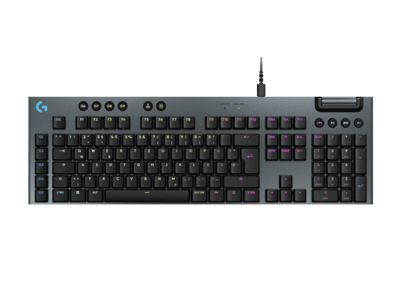 logitech g915 x low profile tactile switch wired gaming keyboard black logitech g915 x low profile tactile switch wired gaming keyboard black