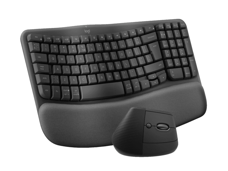 logitech wave keys and lift wireless keyboard and mouse