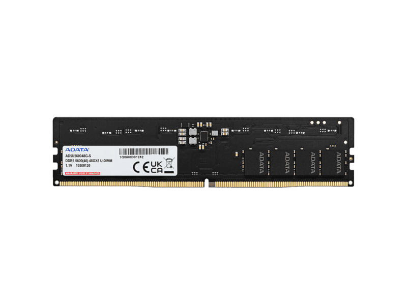 adata 8gb 5600 ddr5 u dimm memory module adata 8gb 5600 ddr5 u dimm memory module