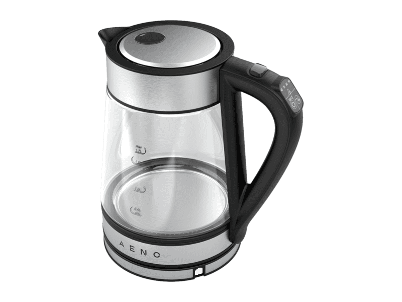 aeno electric kettle, tongtai smart wifi, glass kettle, 220 240v~, 50/60hz, 1850 2200w, strix, nw:1.15kg