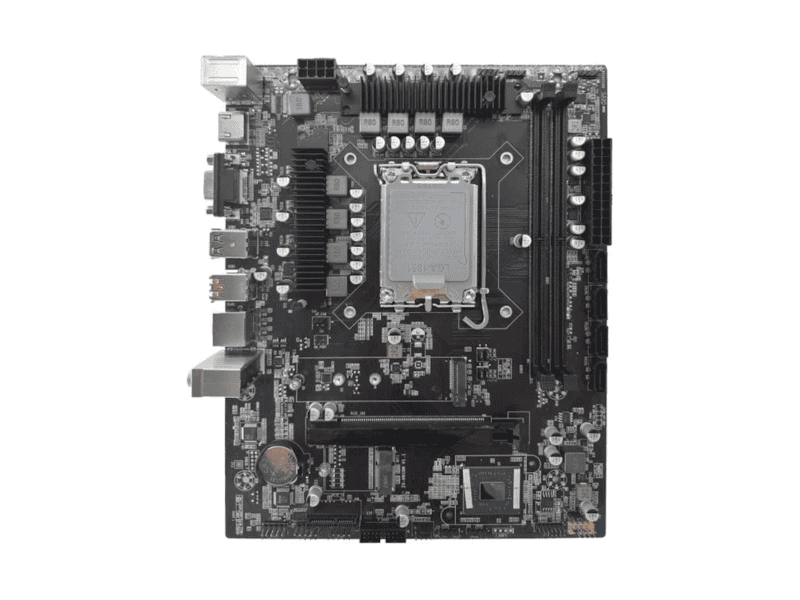 arktek intel h810 chipset motherboard, lga 1851, micro atx 1gb lan