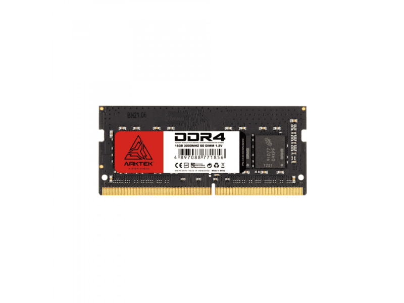 arktek memory 16gb ddr4 pc 3200 so dimm ram module for notebook