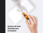aeno steam mop sm1: built in water filter, aroma oil tank, 1200w, 110°c, tank volume 380 ml, screen touch switch