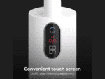 aeno steam mop sm1: built in water filter, aroma oil tank, 1200w, 110°c, tank volume 380 ml, screen touch switch