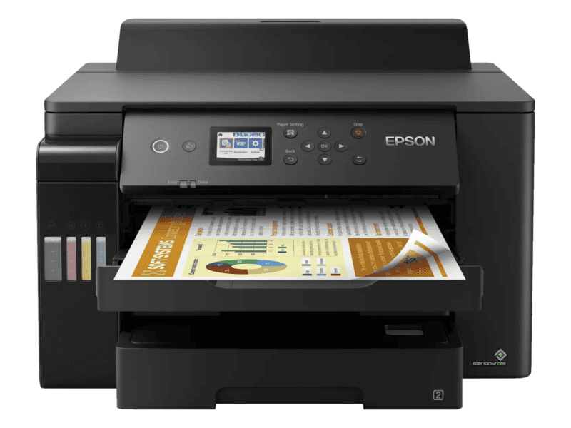 epson 32ppm mono 32ppm colour a3+ single function usb wi fi/wi fidirect ethernet autoduplexprint incl set of ink (2 x black)