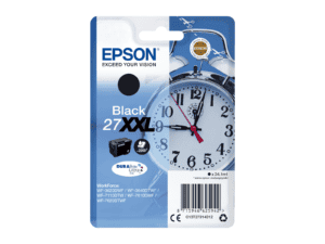 epson 27 ink cartrdige black 34.1ml xxl wf 3620dwf / wf 7710df / wf 7210dtw / wf 7110dtw 2200 pages