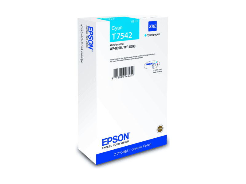 epson ink cartridges cyan 69ml xxl wf 8090 / wf 8590 7000 pages epson ink cartridges cyan 69ml xxl wf 8090 / wf 8590 7000 pages