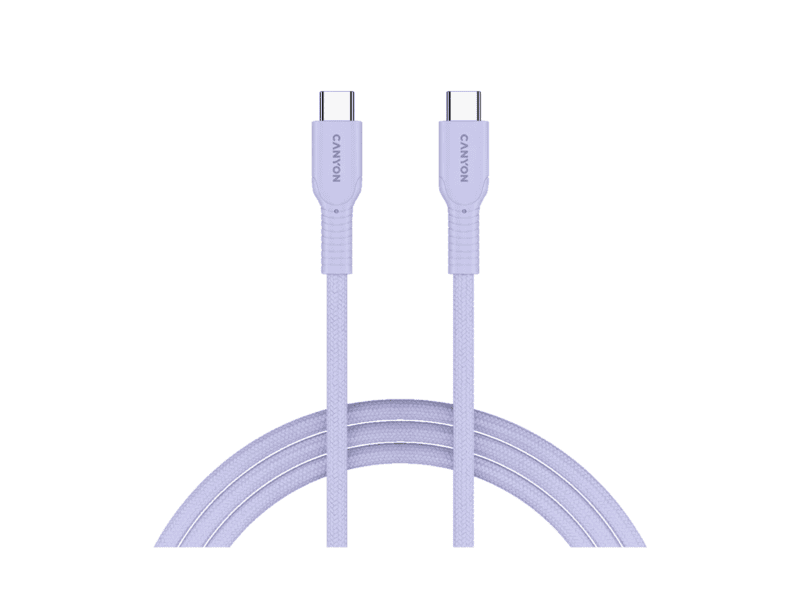 canyon cable onwire 60cl c c 60w color braided 1m purple