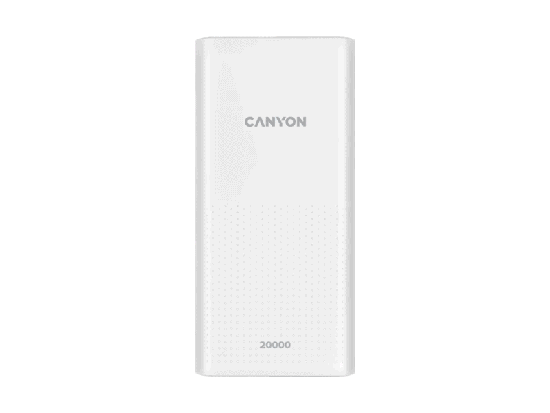 canyon power bank pb 2001 20000 mah white