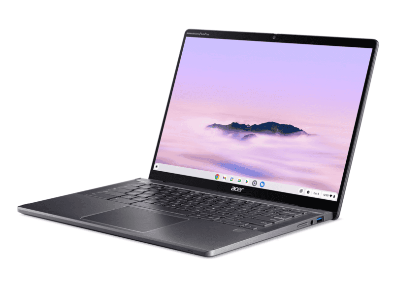acer chromebook spin 714 14" wuxga ips touch/pen supportive intel core ultra 7 processor 155u 16 gb lpddr5x memory 512gb pcie nvme ssd wifi6e+bt 2x2 ax+bt 6e / qhd camera 53wh li ion battery 65w typec adapter active stylus google chrome os 3 yrs onsite warranty (cpe794 1n tco 760r) acer chromebook spin 714 14" wuxga ips touch/pen supportive intel core ultra 7 processor 155u 16 gb lpddr5x memory 512gb pcie nvme ssd wifi6e+bt 2x2 ax+bt 6e / qhd camera 53wh li ion battery 65w typec adapter active stylus google chrome os 3 yrs onsite warranty (cpe794 1n tco 760r)