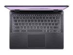 acer chromebook spin 714 14" wuxga ips touch/pen supportive intel core ultra 7 processor 155u 16 gb lpddr5x memory 512gb pcie nvme ssd wifi6e+bt 2x2 ax+bt 6e / qhd camera 53wh li ion battery 65w typec adapter active stylus google chrome os 3 yrs onsite warranty (cpe794 1n tco 760r)