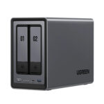 dxp2800 16tb ugreen dxp2800 2 bay nas with 2 x 8tb seagate ironwolf hdd wr 02a.jpg