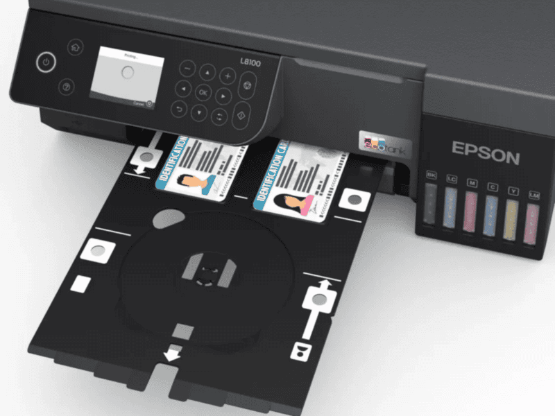 epson 22ppm mono 22ppm colour a4 single function usb wifi/wifidirect cd/dvd/pvc card incl 1 set of ink