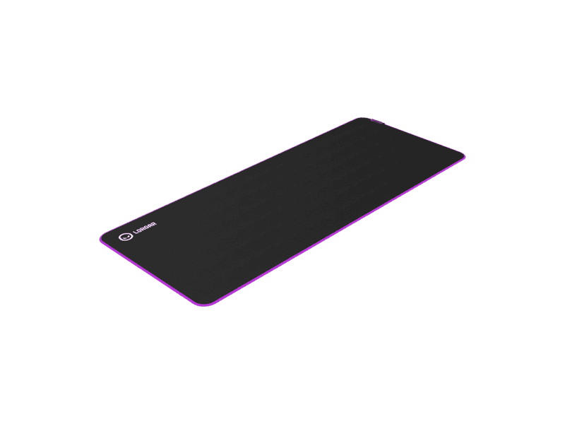 lorgar main 319, gaming mouse pad, high speed surface, purple anti slip rubber base, size: 900mm x 360mm x 3mm, weight 0.6kg