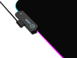 lorgar steller 919, gaming mouse pad, high speed surface, anti slip rubber base, rgb backlight, usb connection, lorgar wp gameware support, size: 900mm x 360mm x 3mm, weight 0.635kg