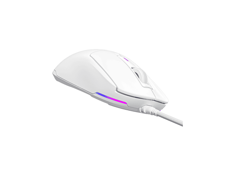 lorgar msa10, ultralight wired gaming mouse advanced, white